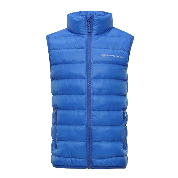 ALPINE PRO KAPETO MODRÁ / TYRKYSOVĚ MODRÁ Dětská Vesta 140-146