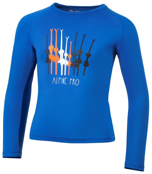 ALPINE PRO TEOFILO 3 MODRÁ / TYRKYSOVĚ MODRÁ Dětské Triko 128-134