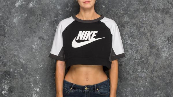 Nike Sportswear Shortsleeve Top Black/ White