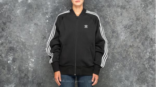 adidas 3 Stripes Track Jacket Black