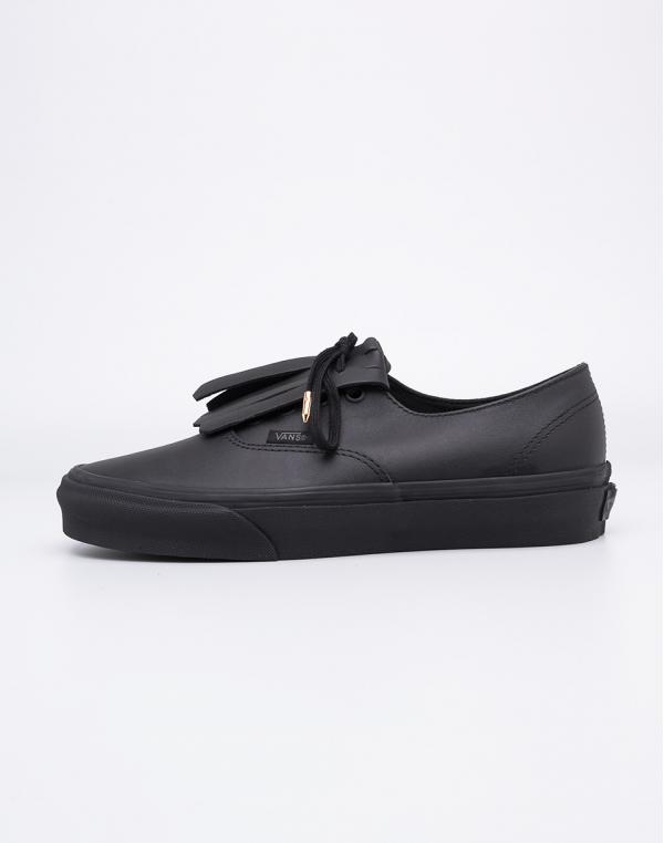Sneakers - tenisky Vans Authentic Fringe DX (Leather) Black / Gold