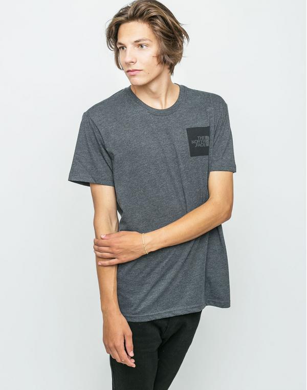 Logo tee The North Face Fine TNF Dark Grey Heather