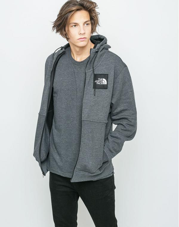 Mikina The North Face Fine Full Zip TNF Dark Grey Heather