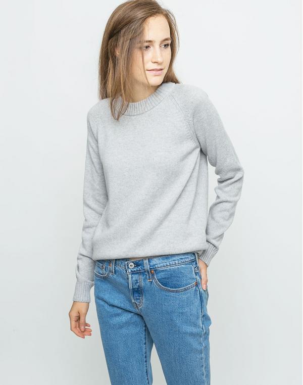 Svetr Makia Raglan Merino Knit Grey