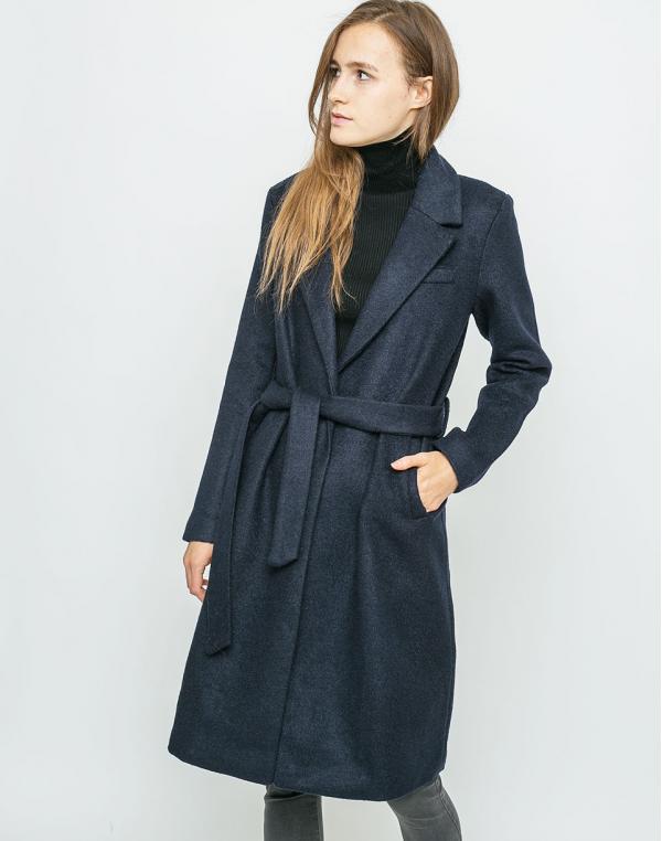 Kabát Ichi Suno Dark Navy