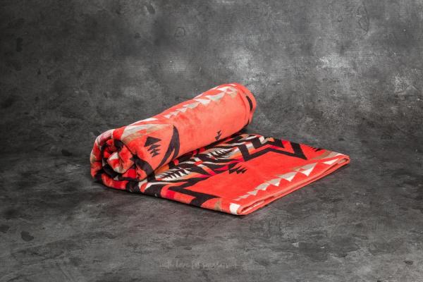 Pendleton Plains Star Jacquard Towel Coral