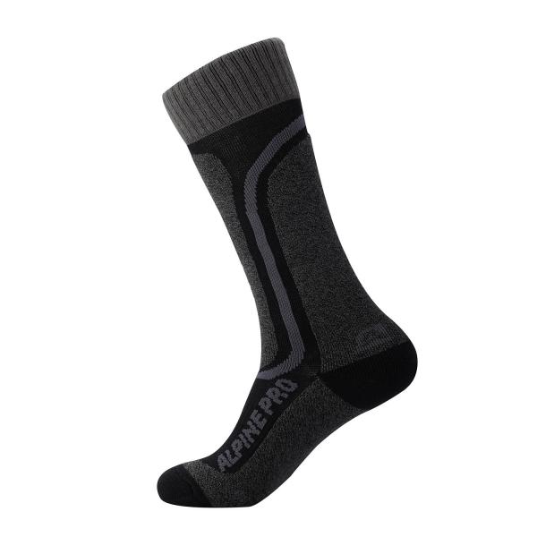 ALPINE PRO DIMITRI NEUTRÁLNÍ / ZEMITÁ Unisex Ponožky L