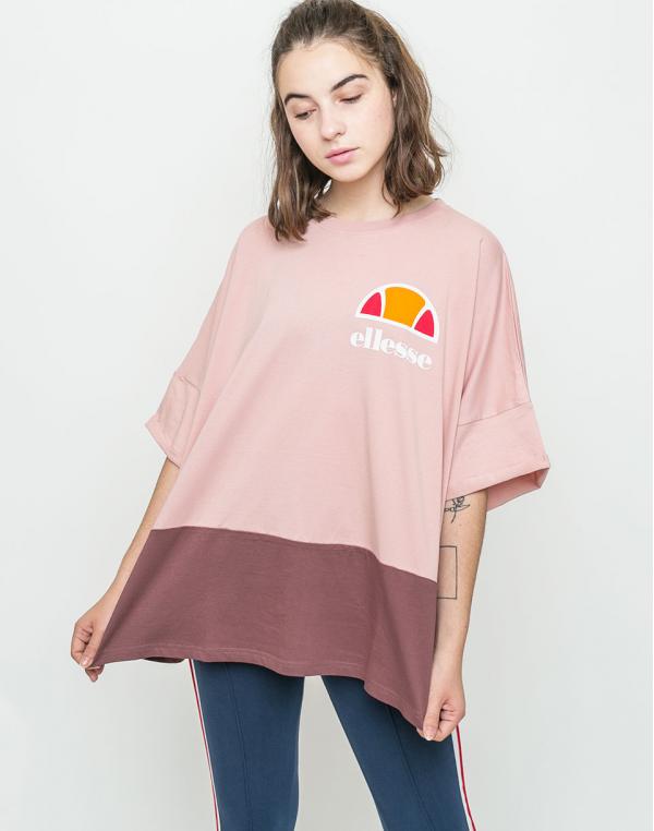 Logo tee Ellesse Francesca Pale Mauve