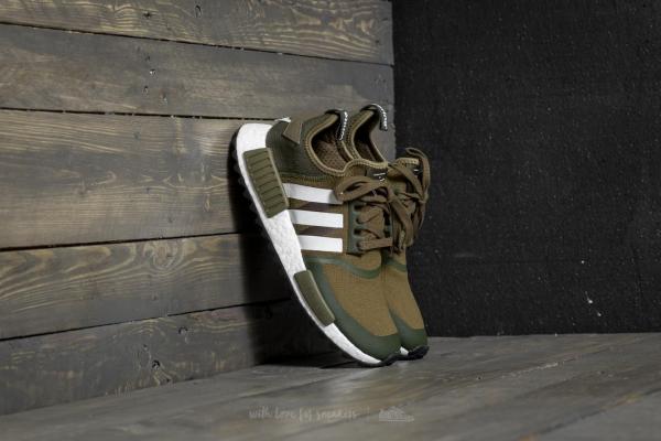 adidas x White Mountaineering NMD Trail Primeknit Trace Olive/ Ftw White