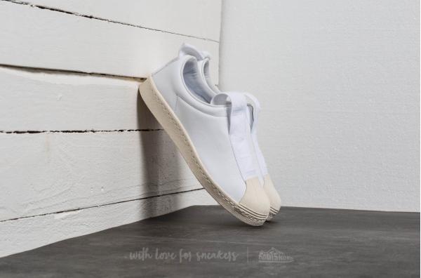 adidas Superstar Brand With 3 Stripes Slip On Ftw White/ Ftw White/ Off White
