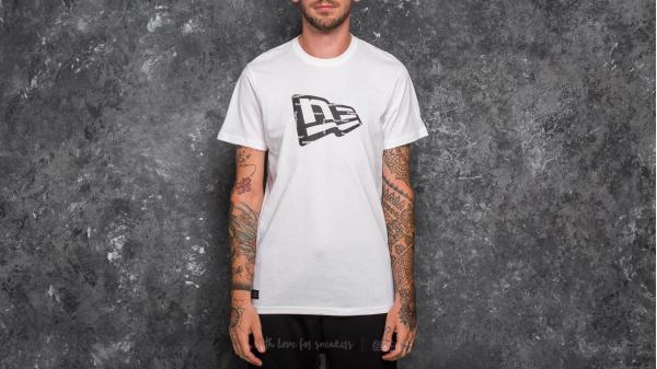 New Era Originators Flag Tee White