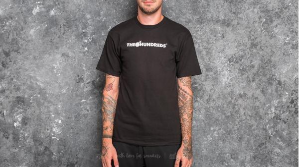 The Hundreds Bar Logo Halftone Tee Black