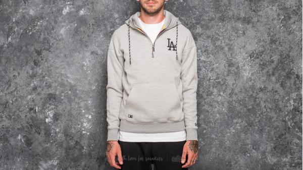 New Era Tech Series Los Angeles Dodgers Hoody Light Grey Heather
