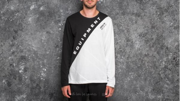 adidas Burnside Longsleeve Tee Black/ White