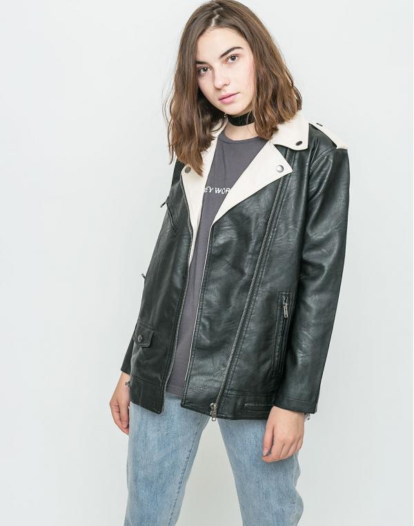 Bunda Obey Defiant Rose Moto Black