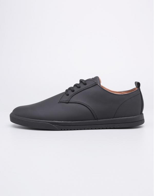 Boty Clae Ellington Leather Black Coated Leather