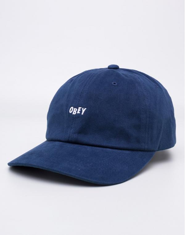 Dad cap Obey Jumble Bar III 6 Panel Navy