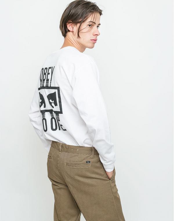 Logo tee Obey No One white