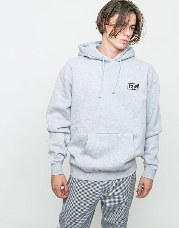 Mikina Obey No One Heather Grey