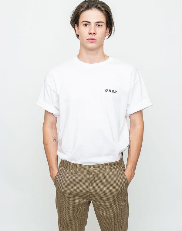 Logo tee Obey O.B.E.Y. White