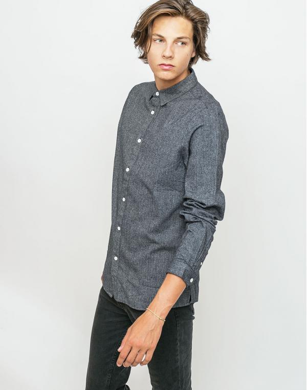 Košile RVLT Shirt Black