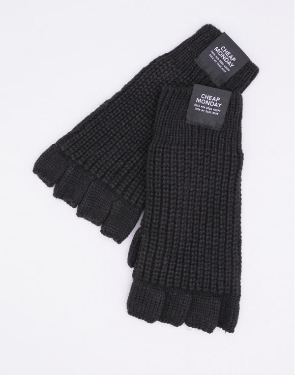 Rukavice Cheap Monday Skull Fingerless Black