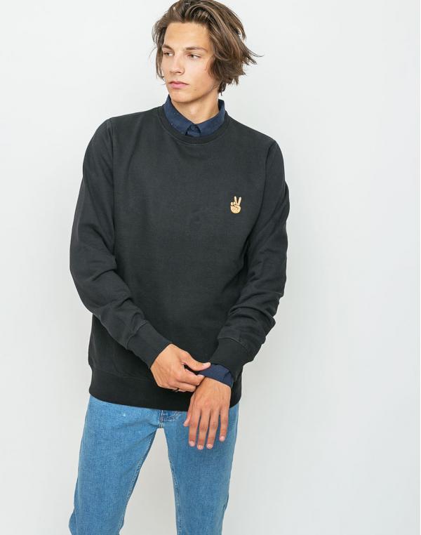 Mikina RVLT Sweat Print Black