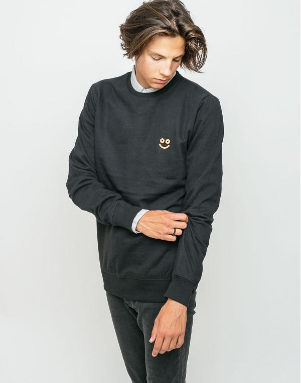 Mikina RVLT Sweat Print Black