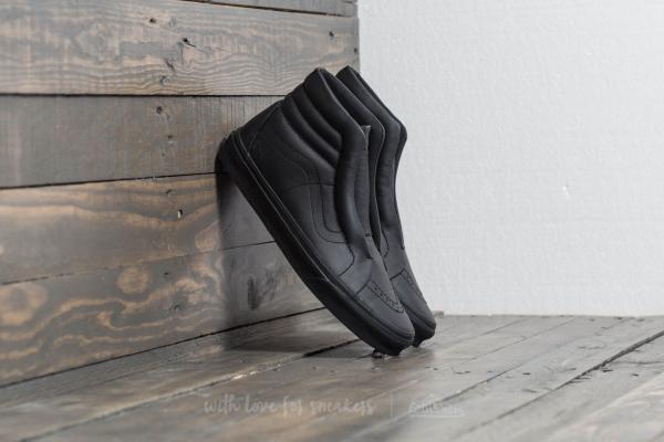 Vans Sk8-Hi Reissue Laceless (Leather) Black