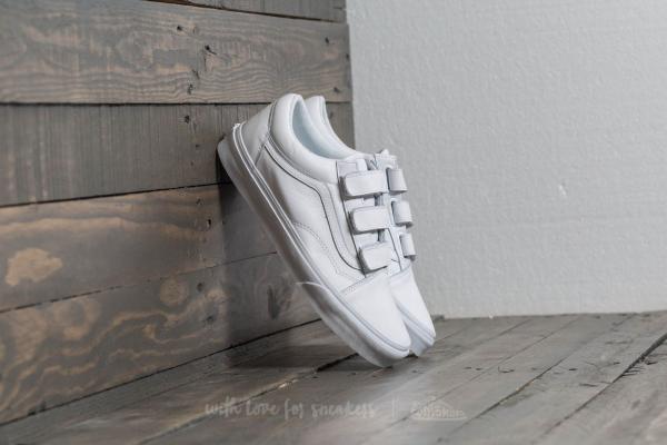 Vans Old Skool V (Mono Leather) True White