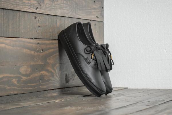Vans Authentic Fringe (Leather) Black/ Gold