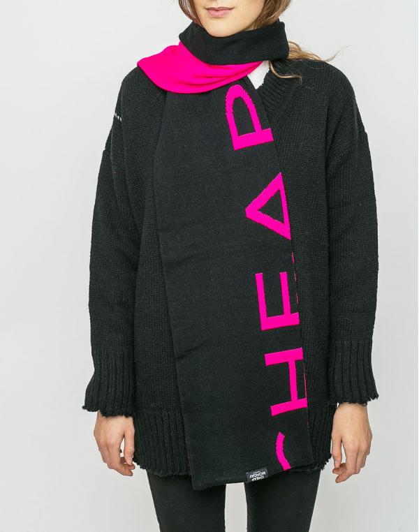 Cheap Monday Cheap Scarf CM Black / Neon Pink