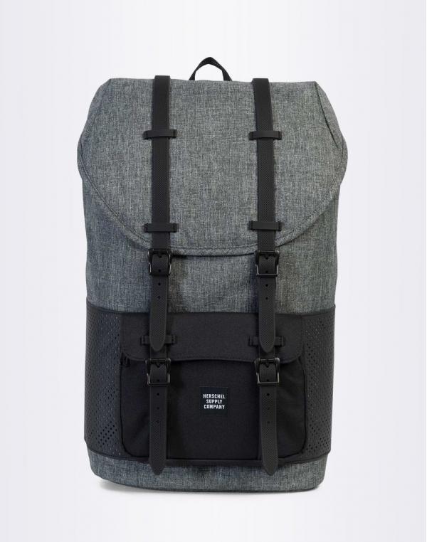 Batoh Herschel Supply Little America Raven Crosshatch / Black Rubber