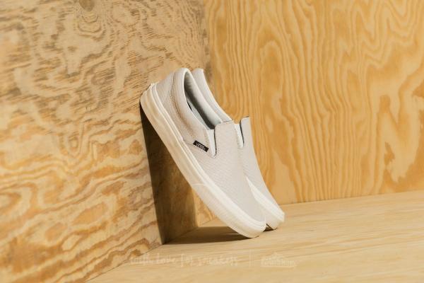 Vans Classic Slip-On (Snake) Blanc de Blanc/ Blanc