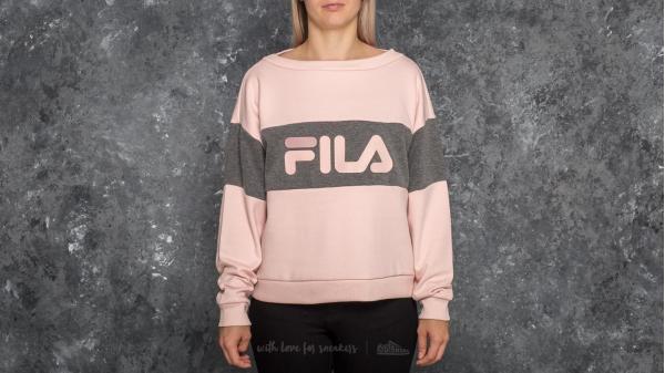 FILA Elin Crew Sweat Peachskin-Grey Melange