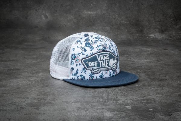 Vans Beach Girl Trucker White Ditsy Blooms