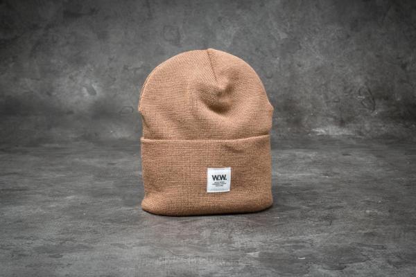 WOOD WOOD Gerald Tall Beanie Camel