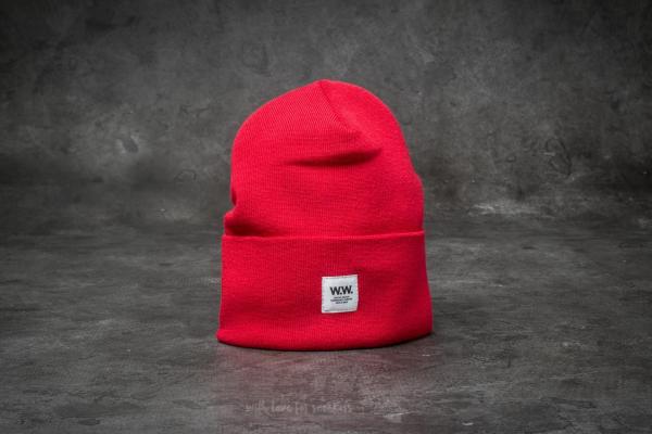 WOOD WOOD Gerald Tall Beanie Red