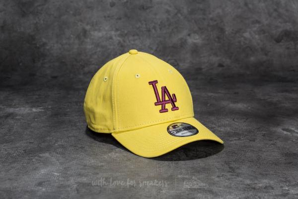 New Era 9Forty League Essential Los Angeles Dodgers Cap Yellow/ Maroon