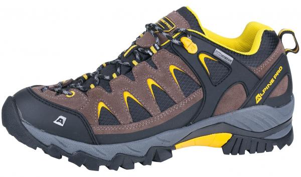ALPINE PRO CAPERTEE ŽLUTÁ / HNĚDÁ Unisex Obuv outdoor 41