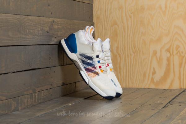 adidas x Pharrell Williams Us Open adizero ubersonic 2 PW Footwear White/ Dark Blue/ Scarlet