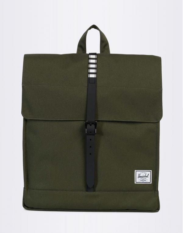 Batoh Herschel Supply City Forest Night / Black Rubber / White Inset