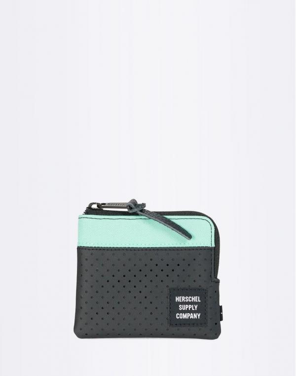 Peněženka Herschel Supply Johnny RFID Black/Lucite Green