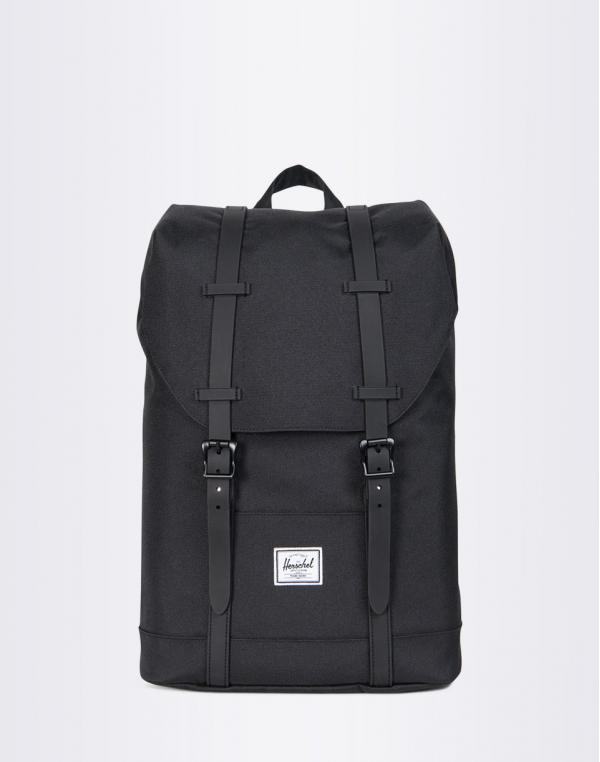 Herschel Supply Retreat Youth Black/ Black Rubber