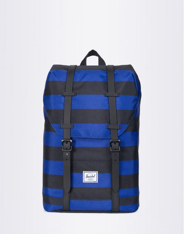 Dětský Herschel Supply Retreat Youth Black/Surf the Web Stripes