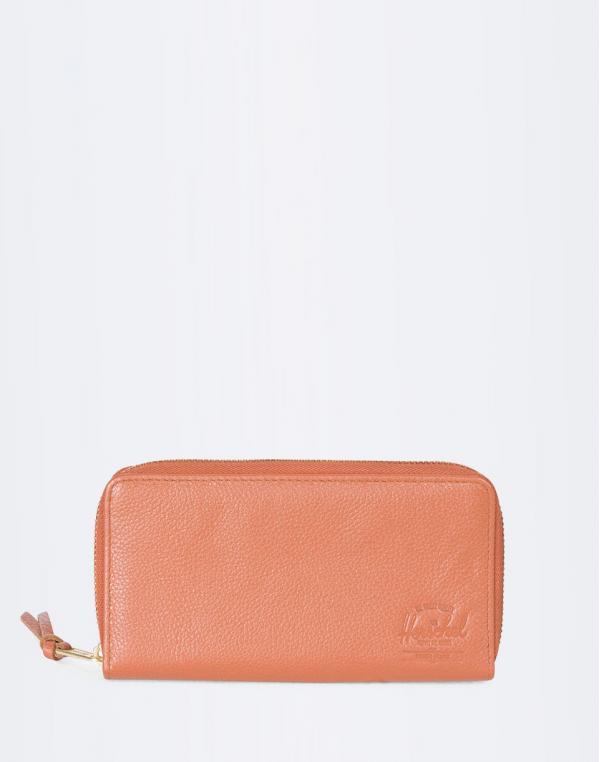 Peněženka Herschel Supply Thomas+ Leather Tan Pebbled Leather