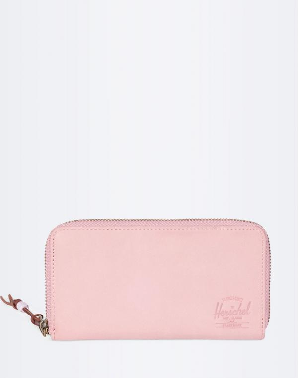 Peněženka Herschel Supply Thomas+ Nubuck Ash Rose Leather
