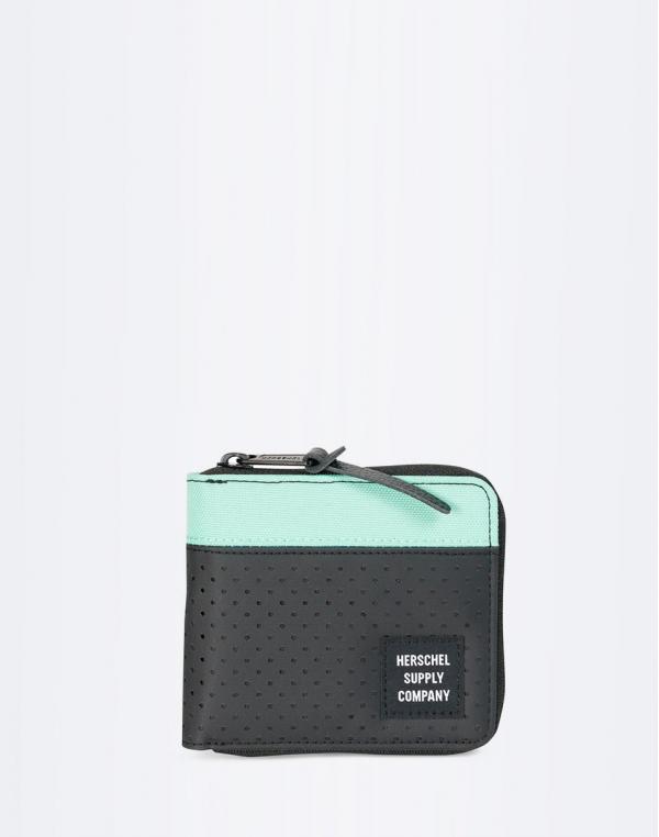 Peněženka Herschel Supply Walt RFID Black/Lucite Green