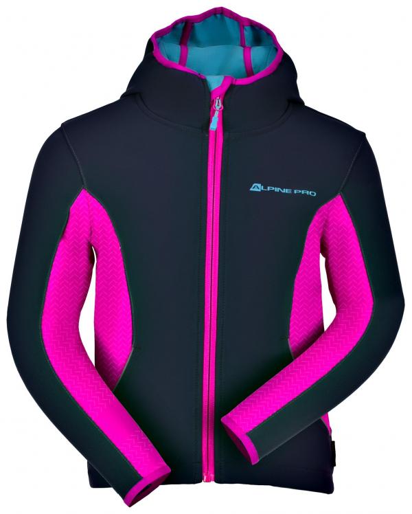 ALPINE PRO NOOTKO MODRÁ / TYRKYSOVĚ MODRÁ Dětská Bunda 164-170