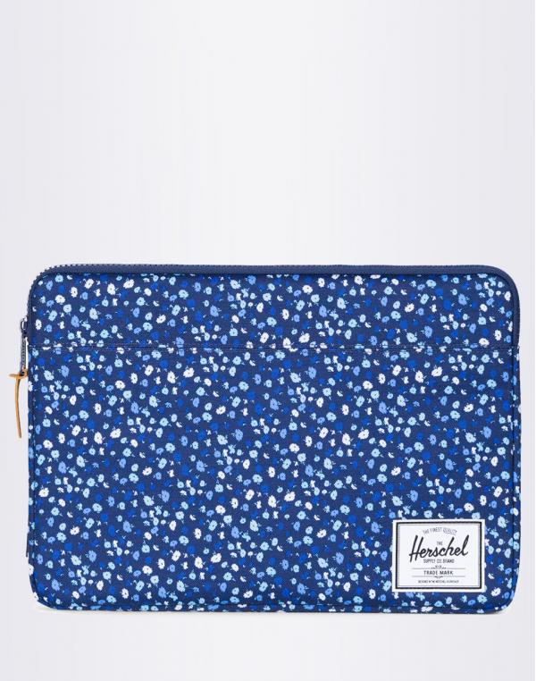 Herschel Supply Anchor Sleeve for 15 inch Macbook Peacoat Mini Floral